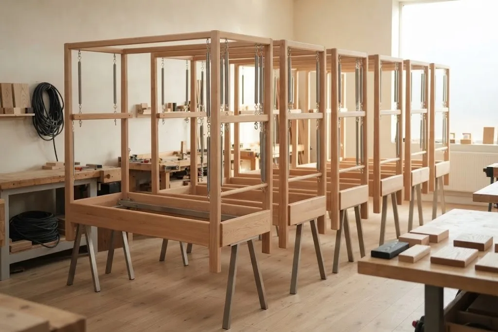 Batch Production of Commercial Wooden Gym Equipment