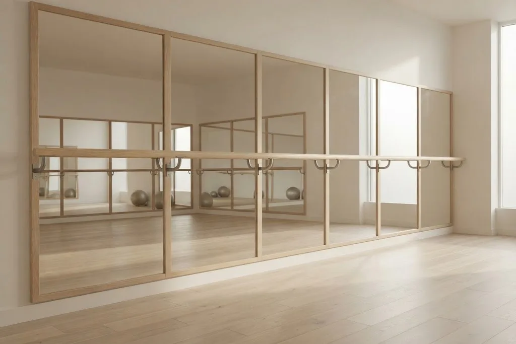 Mirrors in Barre and Yoga Studios: Placement and Framing