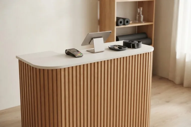 Empfangstresen für Boutique-Studios gestalten