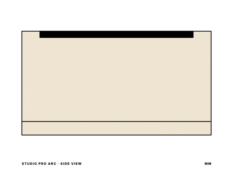 Studio Pro Arc — side view