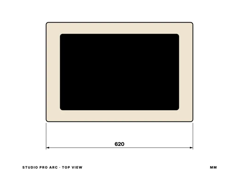 Studio Pro Arc — top view