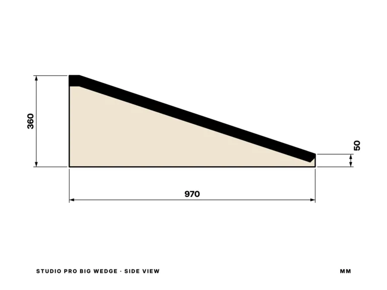 Studio Pro Big Wedge — side view