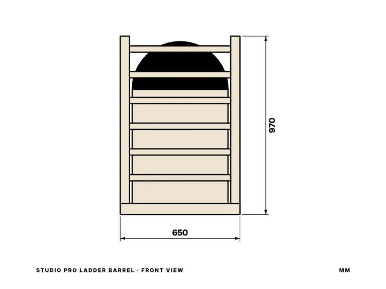 Studio Pro Ladder Barrel — vista frontal