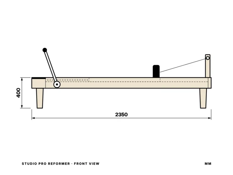 Studio Pro Reformer — front view