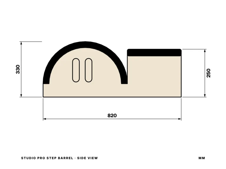 Studio Pro Step Barrel — side view