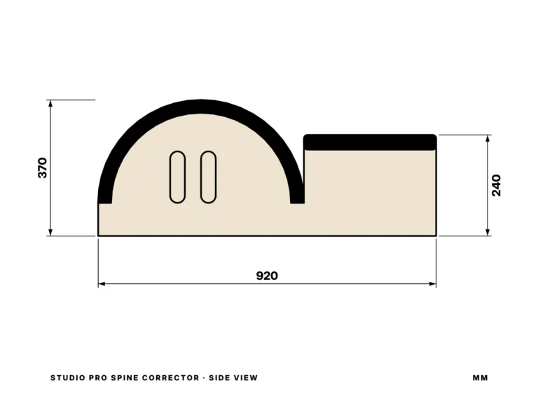 Studio Pro Spine Corrector — side view