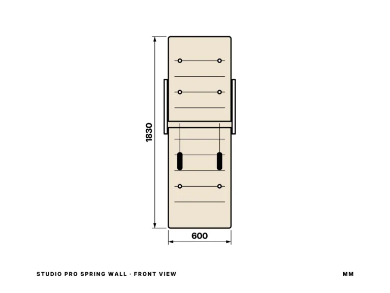Studio Pro Spring Wall — front view