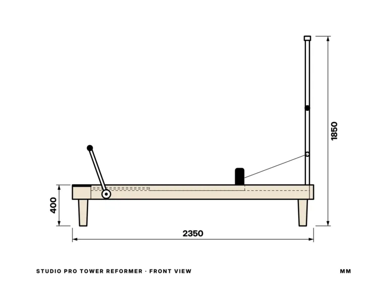 Studio Pro Tower Reformer — front view