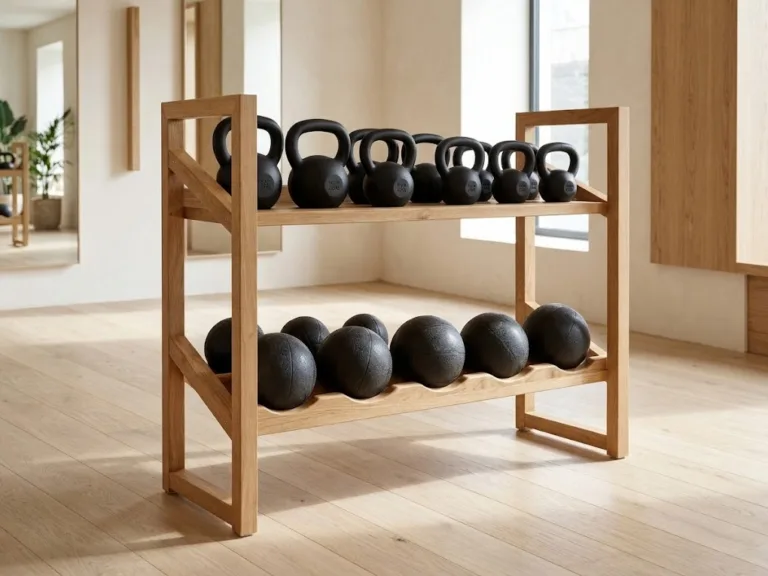 Studio Strength Kettlebell & Medicine Ball Rack