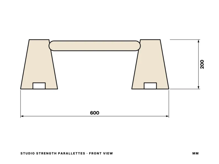 Studio Strength Parallettes — front view