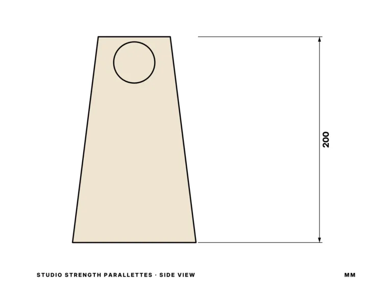 Studio Strength Parallettes — side view