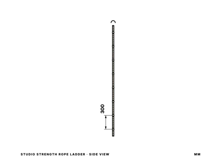 Studio Strength Rope Ladder — vista laterale