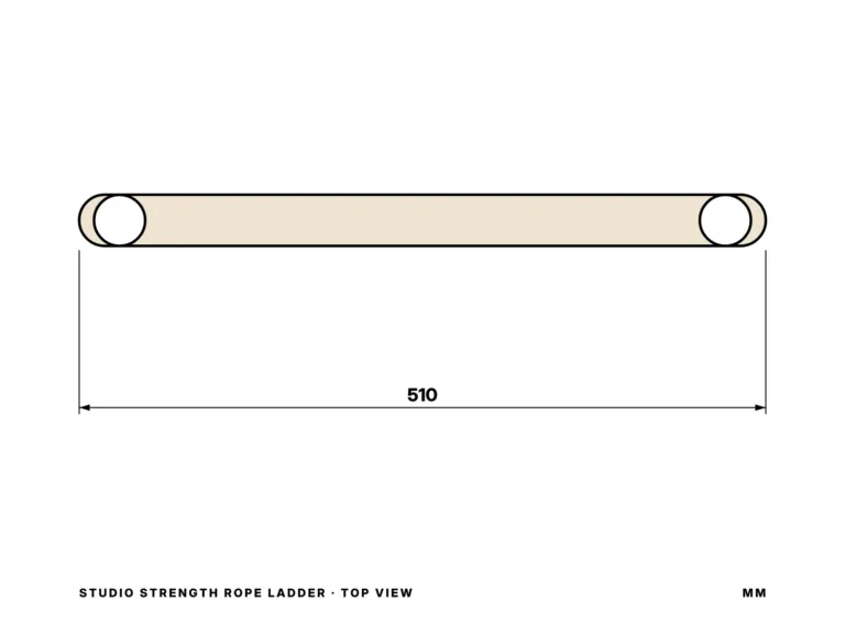 Studio Strength Rope Ladder — vista dall’alto