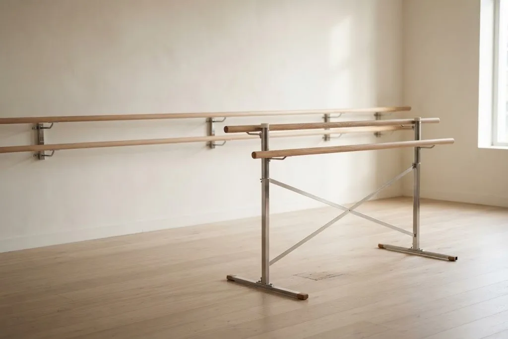 Wall Barre or Freestanding Barre? Pros and Cons for Studios