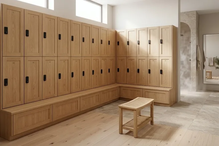 Wooden Changing Room Lockers: Materials for Humid Spaces